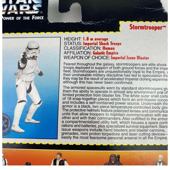 Vintage Stormtrooper Action Figure Star Wars Power of the Force  Kenner 1995 - Picture 4 of 4